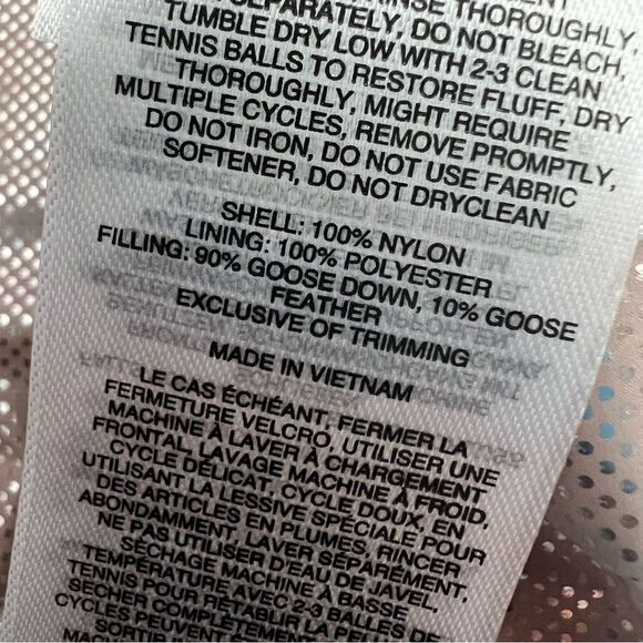 Madhappy x Columbia Nylon Puffer Women in Mauve Large NEW - Picture 11 of 13